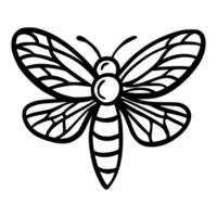 Doodle Bug. Insect. A magical object. Sketch vector
