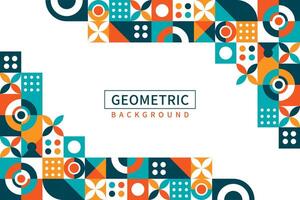 Abstract geometric business cover background vector