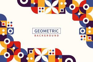 Abstract geometric business background vector