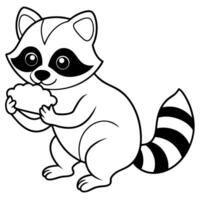 Cute baby animals coloring pages vector