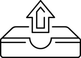 Upload icon symbol image vector