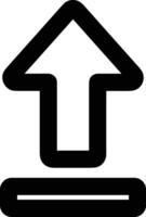 Upload icon symbol image vector