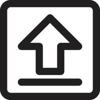 Upload icon symbol image vector