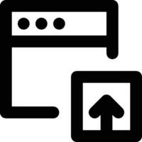 Upload icon symbol image vector
