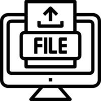 Upload icon symbol image vector