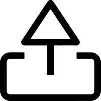 Upload icon symbol image vector