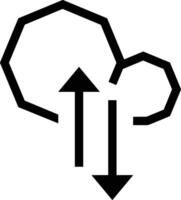 Upload icon symbol image vector