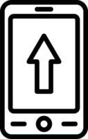 Upload icon symbol image vector