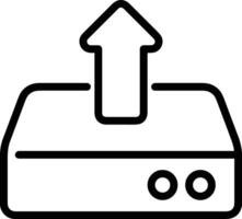 Upload icon symbol image vector