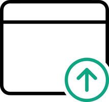 Upload icon symbol image vector
