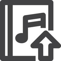 Upload icon symbol image vector