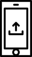 Upload icon symbol image vector