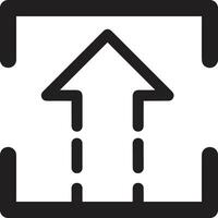 Upload icon symbol image vector