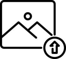 Upload icon symbol image vector