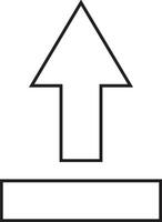 Upload icon symbol image vector