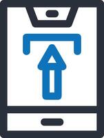 Upload icon symbol image vector