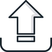 Upload icon symbol image vector