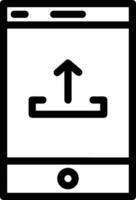 Upload icon symbol image vector
