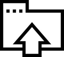 Upload icon symbol image vector