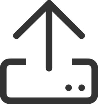 Upload icon symbol image vector