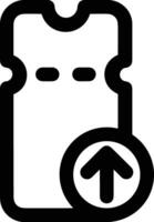 Upload icon symbol image vector