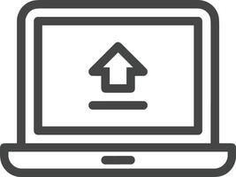 Upload icon symbol image vector