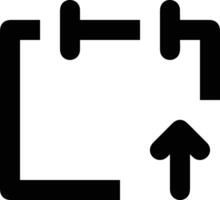 Upload icon symbol image vector