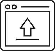 Upload icon symbol image vector
