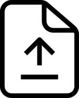 Upload icon symbol image vector
