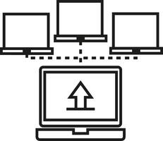 Upload icon symbol image vector