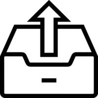 Upload icon symbol image vector