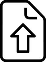 Upload icon symbol image vector