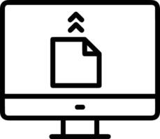 Upload icon symbol image vector