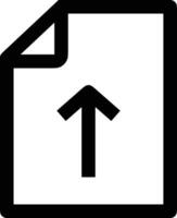 Upload icon symbol image vector