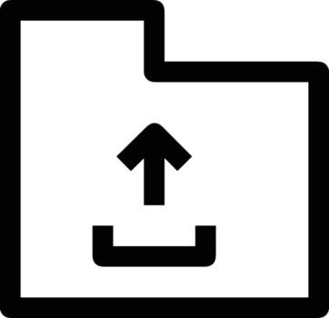 Upload icon symbol image vector