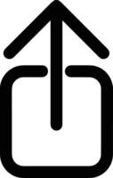Upload icon symbol image vector