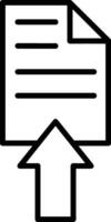 Upload icon symbol image vector