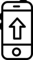 Upload icon symbol image vector
