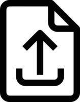 Upload icon symbol image vector