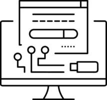Upload icon symbol image vector