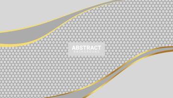 grey and golden abstract background vector