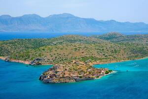 Island of Spinalonga, Crete, Greece photo