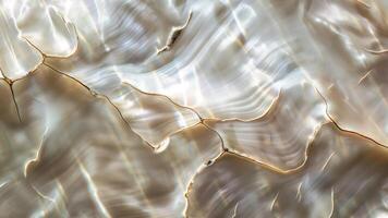 Pearl shell texture. Natural nacre, abstract pearlescent background. photo