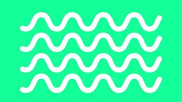 Minimal Wavy Abstract Animated Background video