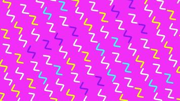Minimal Modern Zig Zag Loop Background video