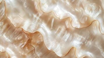 Texture of shimmering pearl shell. Natural nacre, abstract pearlescent background. photo
