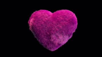 Plush Heart Social Media Icon Alpha Loop video