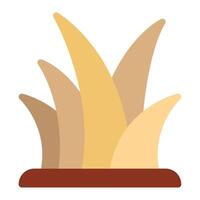 Meadow Grass icon for web, app, infographic etc vector