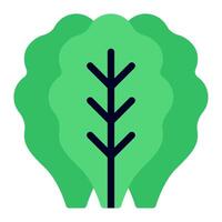 Vegetable Leafy Icon for web, app, infographic etc vector