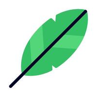 Bird Feather Icon for web, app, infographic etc vector